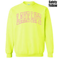 Pink Lake Life Puff Sweatshirt T-Shirts, Hoodie | RetroVerseTees.com