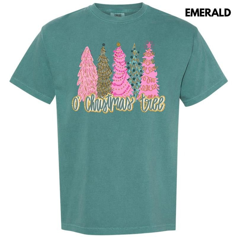 Pink O'Christmas Tree Comfort Colors T-Shirt 'NLB' Hoodie, Sweatshirt | RetroVerseTees.com
