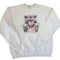 Pink Preppy Raccoon Sweatshirt  - Unisex Sweatshirt  - Trash Panda Pink Sweatshirt T-Shirts, Hoodie | RetroVerseTees.com