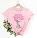 Pink Ribbon Tree Shirt, Cancer Tree Shirt, Breast Cancer Fighter Shirt, Breast Cancer Awareness Shirt, Pink Ribbon Shirt,...