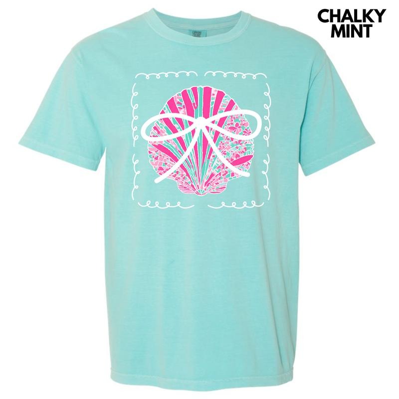 Pink Seashell Coquette Comfort Colors T-Shirt 'NLB' Hoodie, Sweatshirt | RetroVerseTees.com