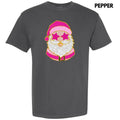 Pink Star Eyes Santa FAKE Glitter Comfort Colors T-Shirt 'NLB' Hoodie, Sweatshirt | RetroVerseTees.com