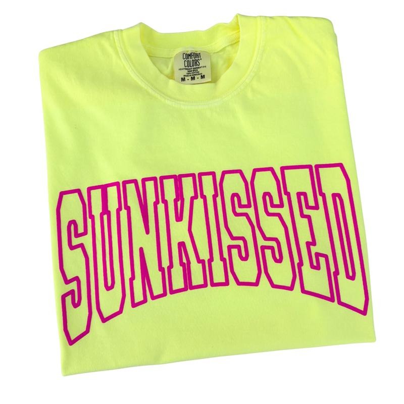 Pink Sunkissed Puff Comfort Colors T-Shirt Hoodie, Sweatshirt | RetroVerseTees.com
