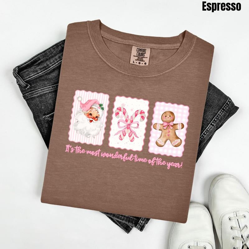 Pink Wonderful Time Trio Comfort Colors T-Shirt 'NLB' Hoodie, Sweatshirt | RetroVerseTees.com