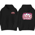 Pinky Leopard Feature Hoodie , Sweatshirt & T-shirt , Busch Light Leopard Logo Hoodie | RetroVerseTees.com