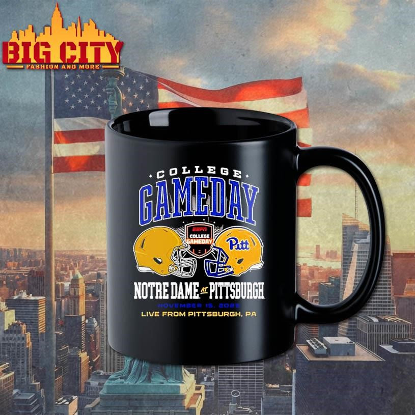 Pitt Panthers Black Football College Gameday vs Notre Dame Shirt