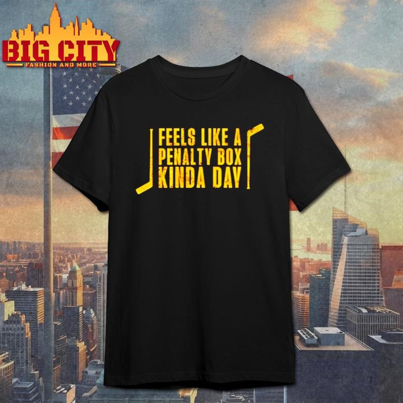 Pittsburgh Hockey Feels Like A Penalty Box Kinda Day Christmas Shirt