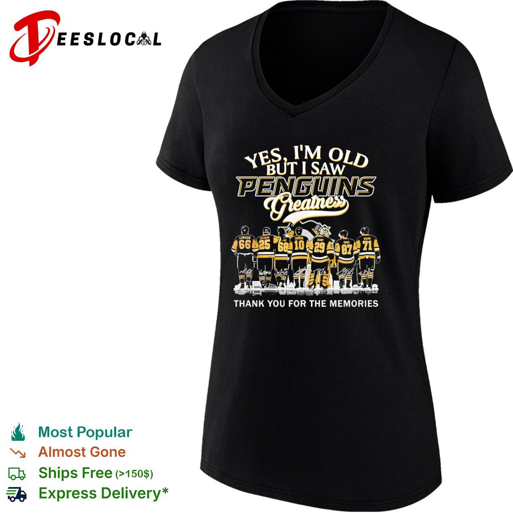 Pittsburgh Penguins Greatness Lemieux Stevens Jagr Francis Fleury Crosby Malkin Signature shirt
