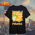 Pittsburgh Pirates Grinch Christmas They Hate Us Ain’t Us Shirt