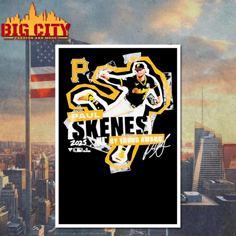 Pittsburgh Pirates Paul Skenes 2025 National League Cy Young Award Winner shirt