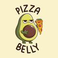 Pizza Belly Funny Avocado