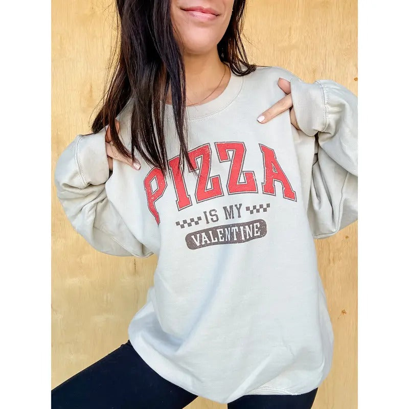 Pizza Valentine Graphic Top T-Shirts, Hoodie, Sweatshirt | RetroVerseTees.com