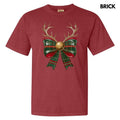 Plaid Antler Bow Comfort Colors T-Shirt 'NLB' Hoodie, Sweatshirt | RetroVerseTees.com