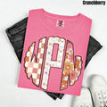 Plain Girly Halloween Monogram Comfort Colors T-Shirt 'NLB' Hoodie, Sweatshirt | RetroVerseTees.com