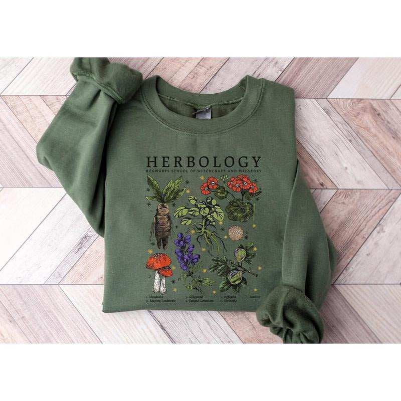 Plant Lover Sweatshirt, Flowers Shirt, Plant Lover Shirt, Cottage Core Shirt, Botanical Shirt, Dark Academia Shirt Hoodie