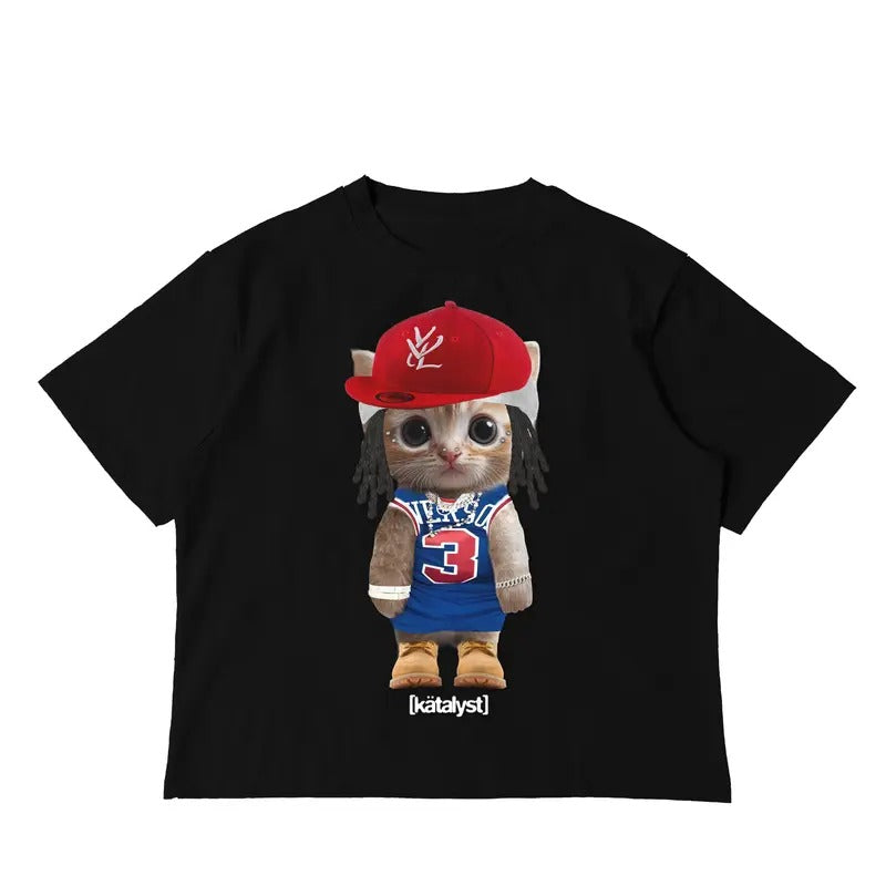 Playboi Carti Kitty Tee Boxy Crop Hoodie, Sweatshirt | RetroVerseTees.com