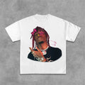 Playboi Kitty Cute Pink Super Star Signature King Vamp Tshirt Casual Graphic Rap Tee Cotton Top Streetwear Hoodie, Sweatshirt