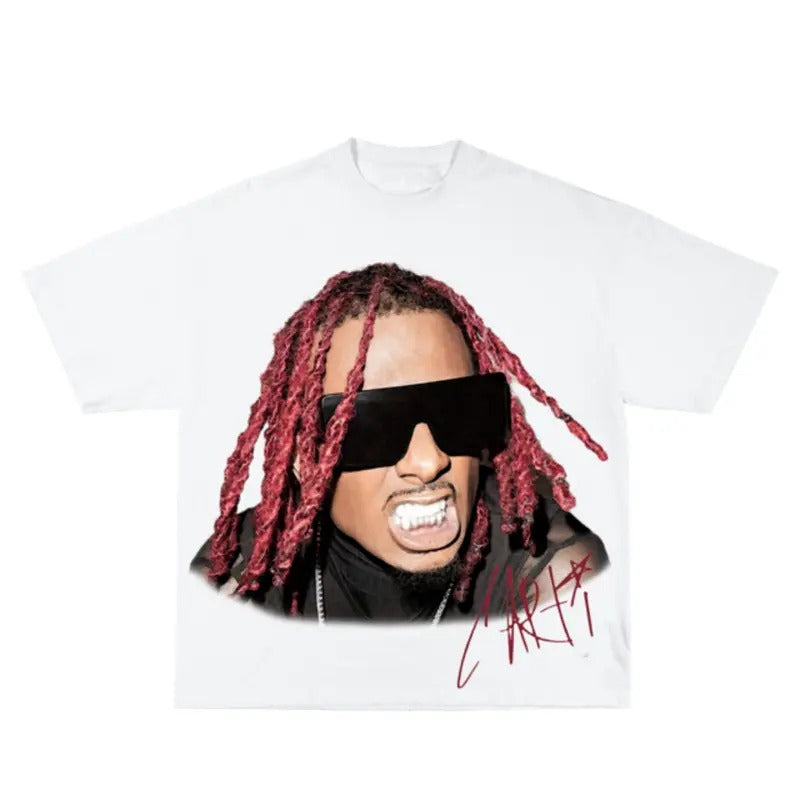 Playboy Carti Inspired Vintage Graphic T-shirt Heavy Cotton Tee Basketball 90 s Styled Shirt Hiphop Vibes Y2K Aesthetic...