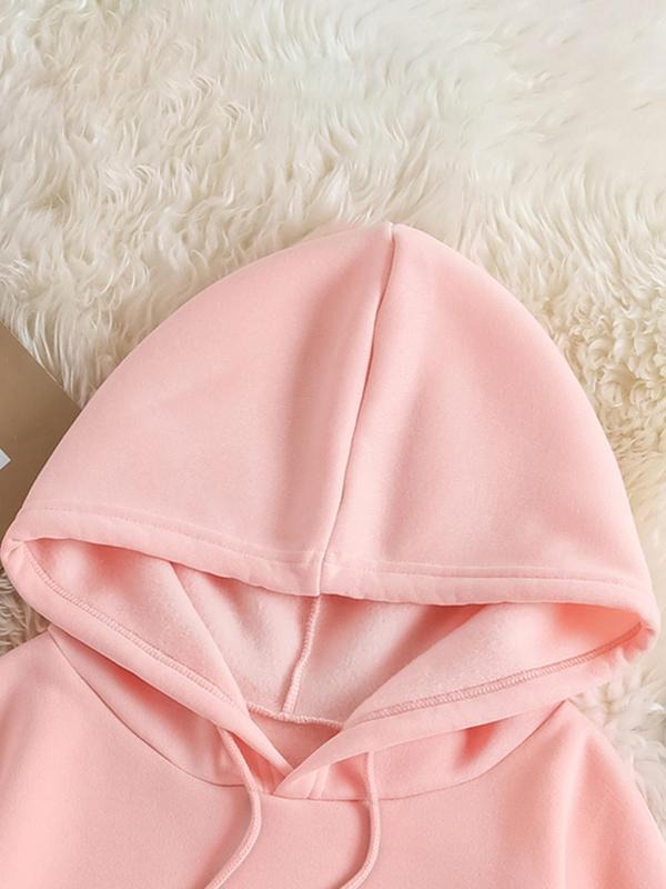 Plus Size Floral Print Drawstring Pocket Hoodie, Casual Drop Shoulder Long Sleeve Hooded Sweatshirt, Women'WB shield Fall...