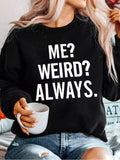 Plus Size Letter Print Round Neck Sweatshirt, Casual Long Sleeve Crew Neck Pullover for Women, Women'WB shield Plus...