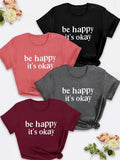 Plus Size Letter Print Round Neck Tee, Casual Short Sleeve Crew Neck T-Shirt for Summer, Women'WB shield Plus Clothing...