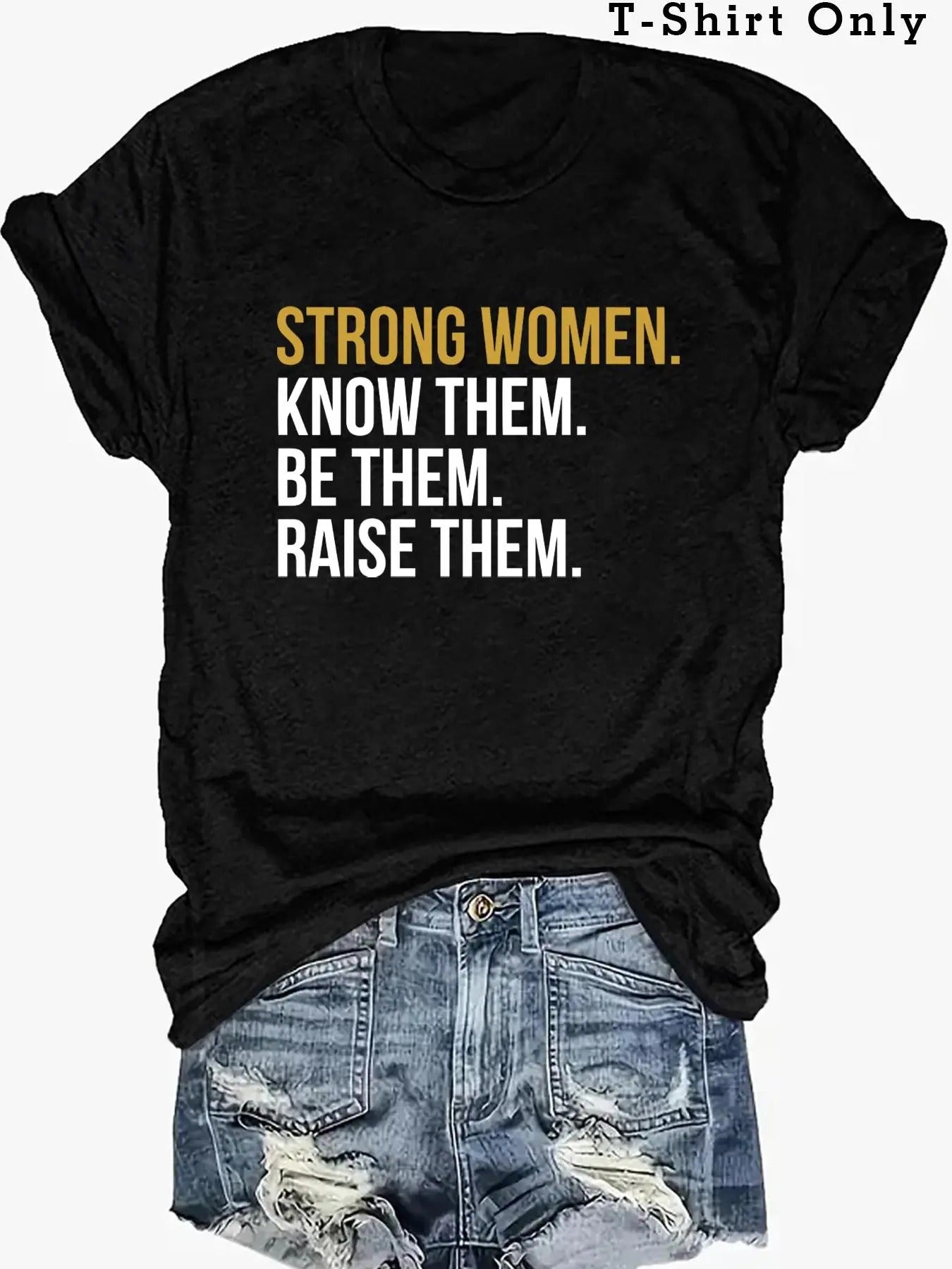 Plus Size Letter Print Round Neck Tee, Casual Short Sleeve T-Shirt, Women'WB shield Plus Clothing for Daily Wear Hoodie,...