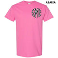 Pocket Size - Black Checkered Monogram Gildan Short Sleeve T-Shirt 'NLB' Hoodie, Sweatshirt | RetroVerseTees.com