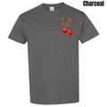Pocket Size - Cheetah Bow Cherries Gildan Short Sleeve T-Shirt 'NLB' Hoodie, Sweatshirt | RetroVerseTees.com