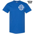 Pocket Size - Cherry Stripe Monogram Gildan Short Sleeve T-Shirt 'NLB' Hoodie, Sweatshirt | RetroVerseTees.com