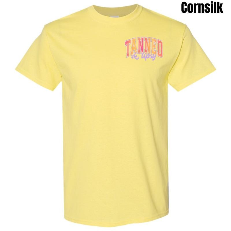 Pocket Size - Lavender Tanned & Tipsy Gildan Short Sleeve T-Shirt 'NLB' Hoodie, Sweatshirt | RetroVerseTees.com