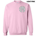 Pocket Size - Proper Floral Monogram Sweatshirt 'NLB' T-Shirts, Hoodie | RetroVerseTees.com