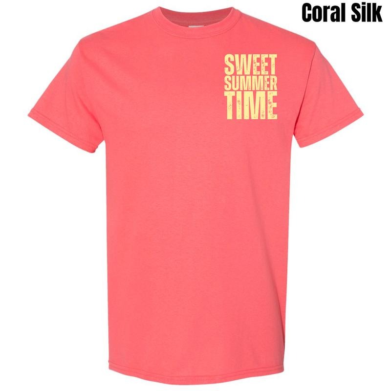 Pocket Size - Sweet Summer Time Gildan Short Sleeve T-Shirt 'NLB' Hoodie, Sweatshirt | RetroVerseTees.com