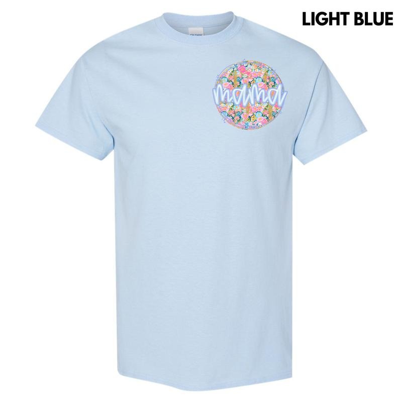 Pocket Size -Darling Flower Mama Gildan Short Sleeve T-Shirt 'NLB' Hoodie, Sweatshirt | RetroVerseTees.com
