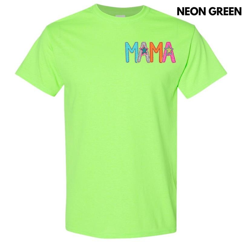 Pocket Size -Rockstar Mama Gildan Short Sleeve T-Shirt 'NLB' Hoodie, Sweatshirt | RetroVerseTees.com