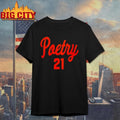 Poetry 21 Lawrence Moten Syracuse Orange Basketball Shirt