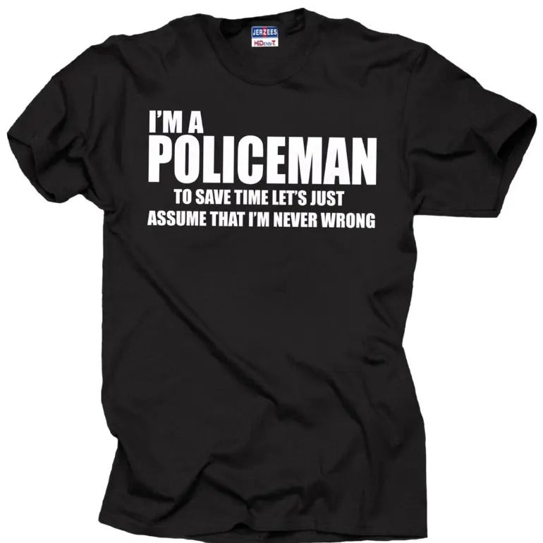 Policeman T-shirt Police tee shirt tee Hoodie, Sweatshirt | RetroVerseTees.com