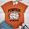 Polka Dot Pumpkin Graphic Tee Hoodie, Sweatshirt | RetroVerseTees.com