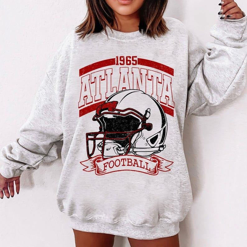 Vintage 90s Style Football Sweatshirt For Men, Classic Fit, Cotton/Polyester Blend, Comfort Casual T-Shirts, Hoodie