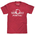 Pontiac Distressed Headdress Logo T-Shirt - Red Hoodie, Sweatshirt | RetroVerseTees.com