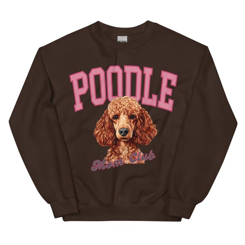 Poodle Mom Club Sweatshirt T-Shirts, Hoodie | RetroVerseTees.com