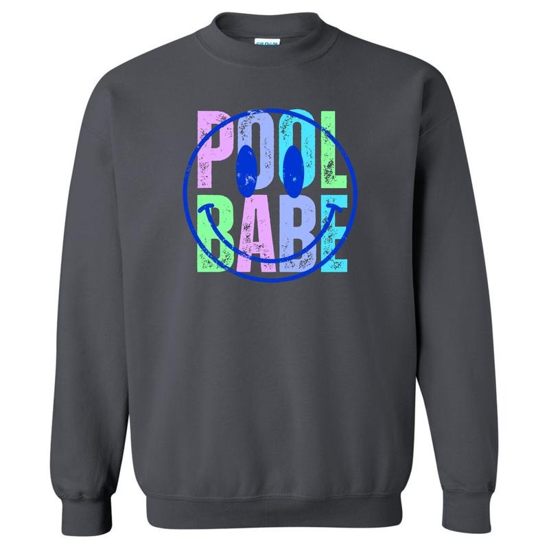 Pool Babe Smile Sweatshirt 'NLB' T-Shirts, Hoodie | RetroVerseTees.com