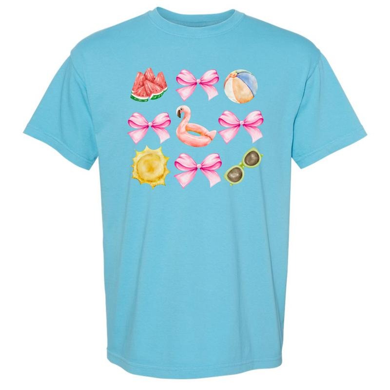 Pool Day Coquette Collage Comfort Colors T-Shirt 'NLB' Hoodie, Sweatshirt | RetroVerseTees.com