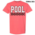 Pool Varsity Checkered Gildan Short Sleeve T-Shirt 'NLB' Hoodie, Sweatshirt | RetroVerseTees.com