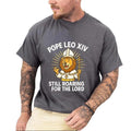 Pope Leo XIV Roaring Lion For TNF Lord T-shirt, Graphic Tees for Men Women Cotton Fabric Casual Crew Neck Short Sleeve...