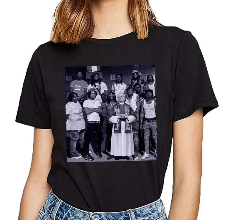 Pope Leo XIV (2025) Shirt, Pope From Oblock Shirt, American Pope T-Shirt, Funny Shirt Hoodie, Sweatshirt | RetroVerseTees.com