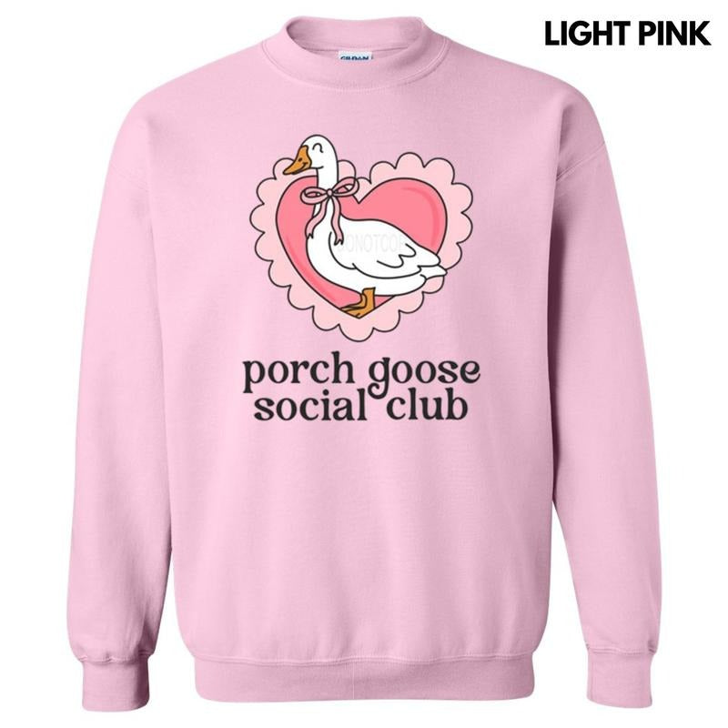 Porch Goose Social Club Sweatshirt T-Shirts, Hoodie | RetroVerseTees.com