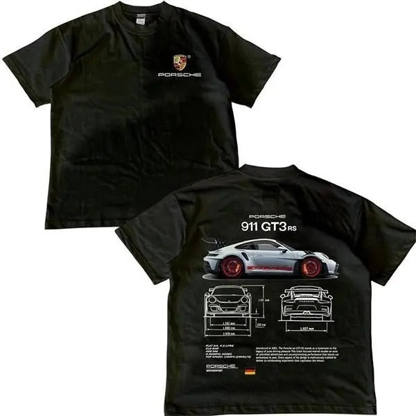 Porsche 911 GT3 RS Aesthetic Shirt, Graphic Unisex T-Shirt, Full Color T-Shirt, For Men Women Full Size Hoodie, Sweatshirt