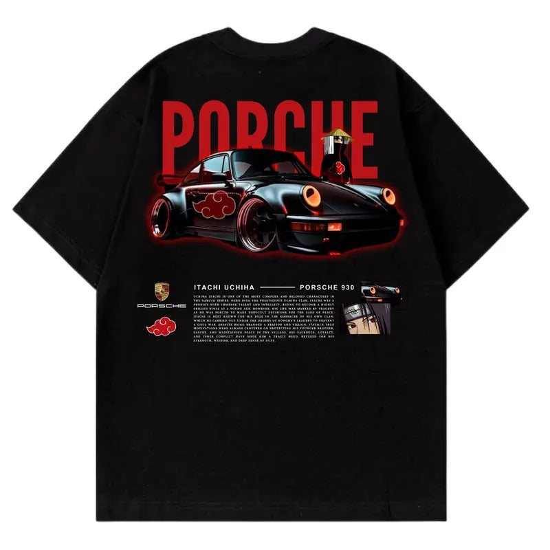 Porsche 930 x lTACHl T-shirt, Car Enthusiast Shirt, Car Clothing, Classic Car Shirt Hoodie, Sweatshirt | RetroVerseTees.com