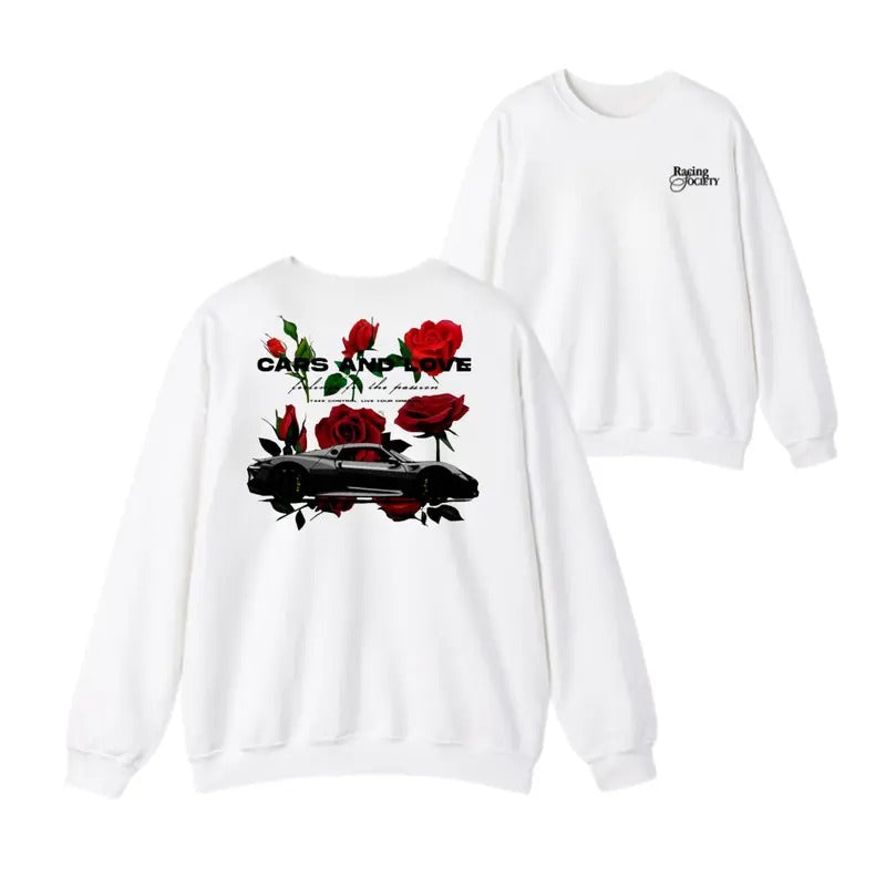 Porsche Car And Love T-shirt, Hoodie, Sweater, Car Enthusiast Shirt, Car Clothing, Unisex Sweatshirt | RetroVerseTees.com