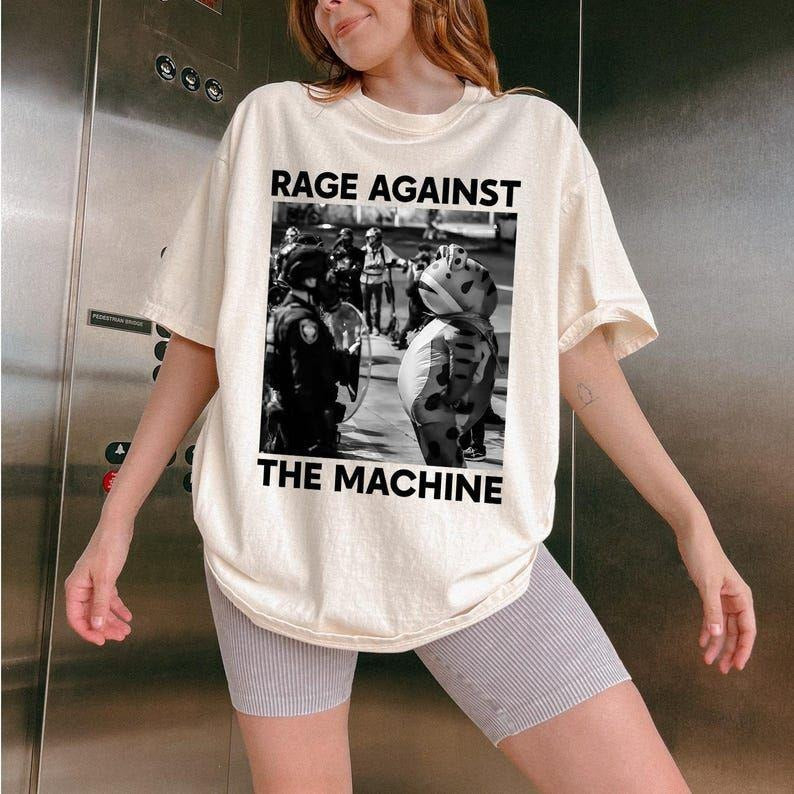 Portland Frog Protest T-Shirt, Anti ICE Sweatshirt, Anti Fascism Shirt, Anti Trump Shirt, Porland Frog , Rage Against The...